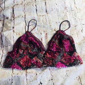 Victoria’s Secret Burgundy Camisole Bra Size Med